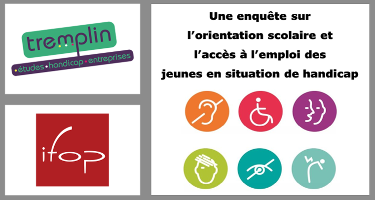 une enquête sur l'orientation scolaire et l'accès à l'emploi des jeunes en situation de handicapés partenariat avec l'ifop